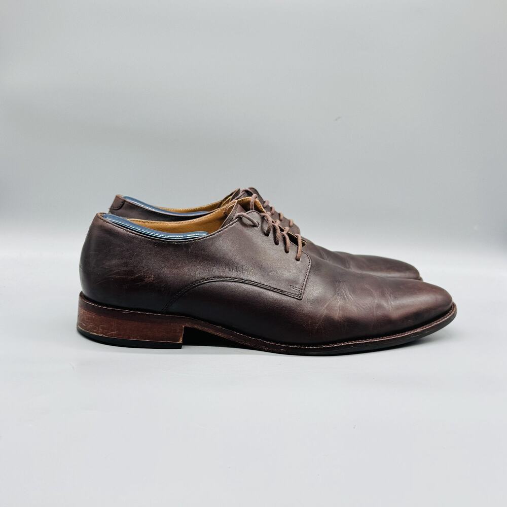 Cole Haan Brown Leather Derby Oxfords